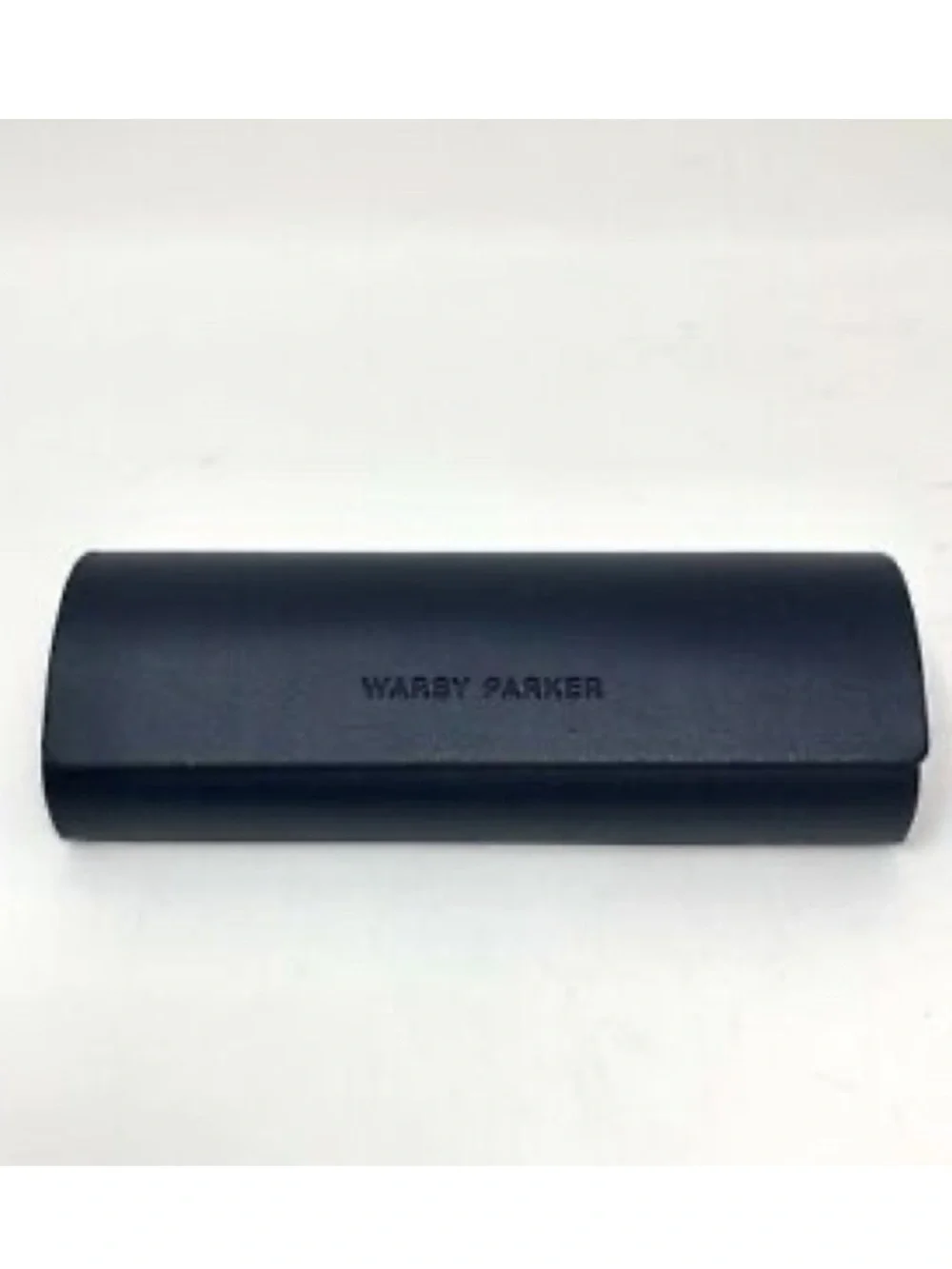 Warby Parker Glasses Case Midnight Navy Faux Leather Eyewear Sunglasses Travel